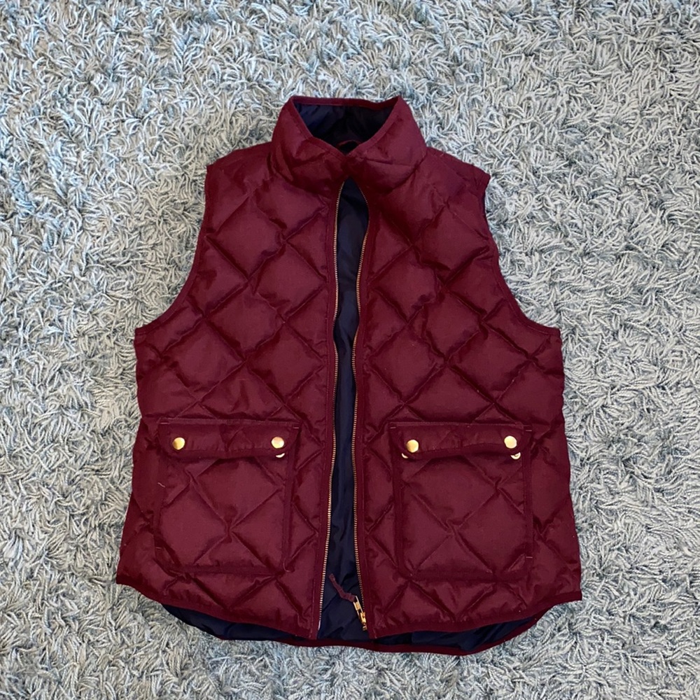 WOMENS J CREW VEST SIZE MEDIUM